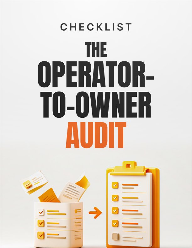 The Operator to Owner Audit Checklist